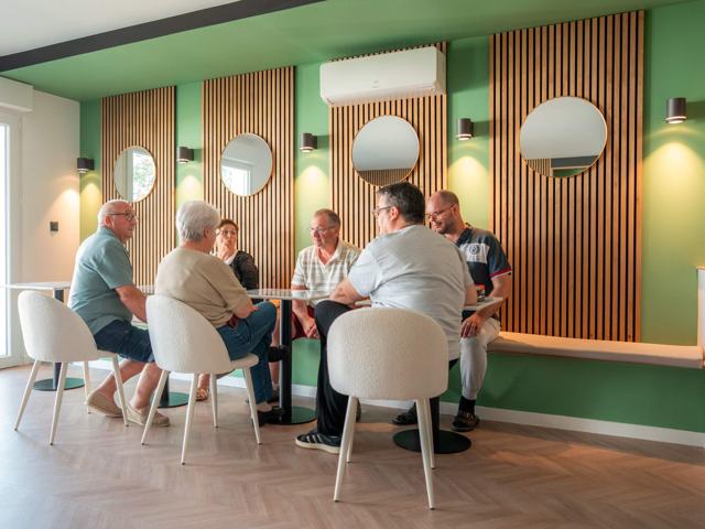 Un café à l'espace commun